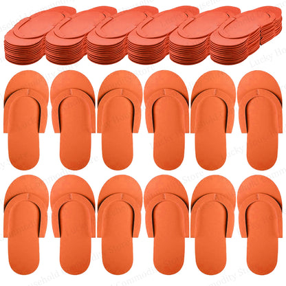 Luxe Disposable Pedicure Slippers – EVA Foam Spa Flip Flops for Salons