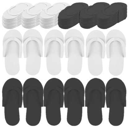 Luxe Disposable Pedicure Slippers – EVA Foam Spa Flip Flops for Salons