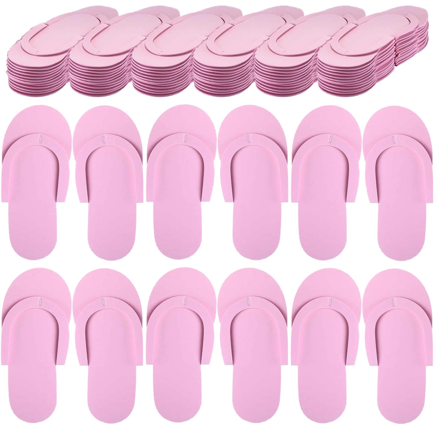 Luxe Disposable Pedicure Slippers – EVA Foam Spa Flip Flops for Salons