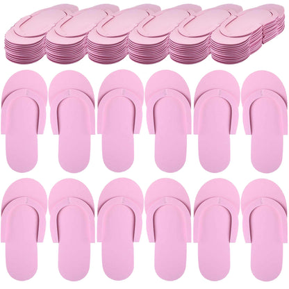 Luxe Disposable Pedicure Slippers – EVA Foam Spa Flip Flops for Salons